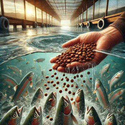 خرید غذای ماهی پرورشی
