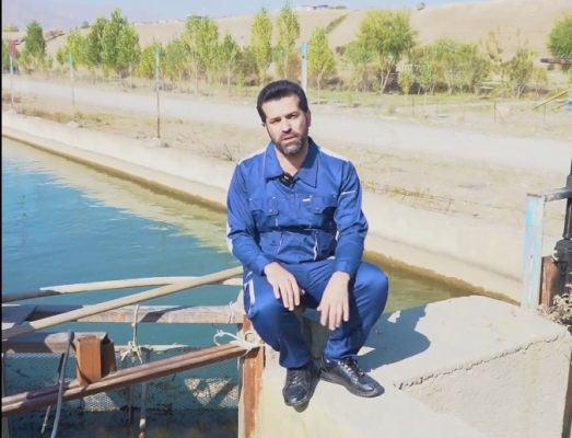 تنظیم وردی آب استخر های پرورش ماهی