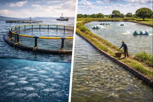 استخر پرورش ماهی